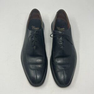 Allen Edmonds Berkeley oxford shoes 11.5 black leather split toe